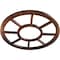 Ekena Millwork Grace Architectural Grade PVC Pierced Ceiling Medallion, Antiqued Copper, 34"OD x 12 3/8"ID x 1"P CMPP34GRACO - alternate 3